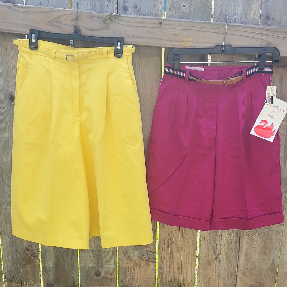 Culotte Bermuda Gloria Vanderbilt & Alex Colman Short Set